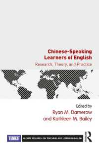 Chinese-Speaking Learners of English : Research, Theory, and Practice (Global Research on Teaching and Learning English)