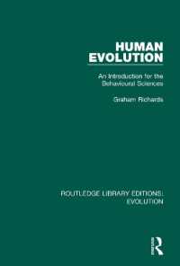 Human Evolution : An Introduction for the Behavioural Sciences (Routledge Library Editions: Evolution)