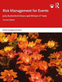 イベント・リスク管理（第２版）<br>Risk Management for Events (Events Management) （2ND）