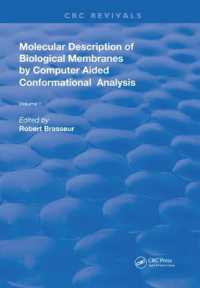 AMolecular Description of Biological Membrane Components by Computer Aided Conformational Analysis (Routledge Revivals)