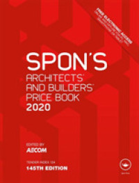 Spon's Architects' and Builders' Price Book 2020 (Spon's Architects' and Builders' Price Guide) （145 HAR/PS）