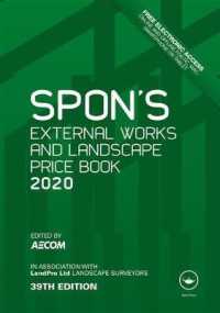 Spon's External Works and Landscape Price Book 2020 (Spon's Price Books) （39 HAR/PSC）