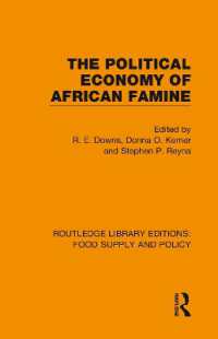 The Political Economy of African Famine (Routledge Library Editions: Food Supply and Policy)