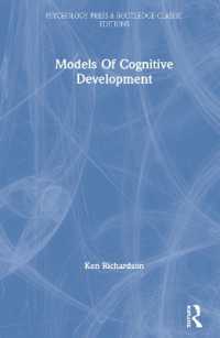 Models of Cognitive Development (Psychology Press & Routledge Classic Editions)