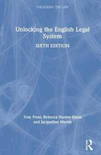 Unlocking the English Legal System (Unlocking the Law) -- Hardback （6 ed）