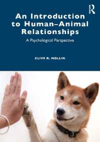 人間動物関係の心理学入門<br>An Introduction to Human-Animal Relationships : A Psychological Perspective