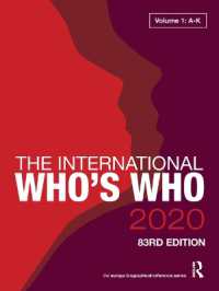 The International Who's Who 2020 volume 1