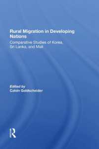 Rural Migration in Developing Nations : Comparative Studies of Korea, Sri Lanka, and Mali