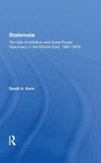 Stalemate : The War of Attrition and Great Power Diplomacy in the Middle East, 1967-1970