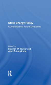 State Energy Policy : Current Issues, Future Directions
