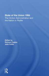 State of the Union 1994 : The Clinton Administration and the Nation in Profile