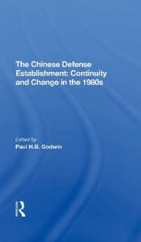 The Chinese Defense Establishment : Continuity and Change in the 1980s