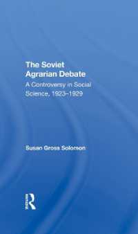 The Soviet Agrarian Debate : A Controversy in Social Science 1923-1929