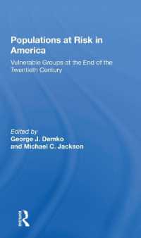 Populations at Risk in America : Vulnerable Groups at the End of the Twentieth Century