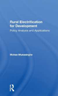 Rural Electrification for Development : Policy Analysis and Applications