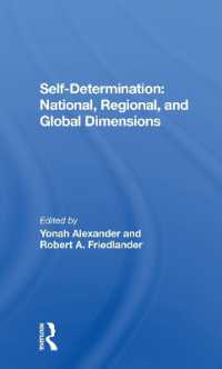 Self-determination : National, Regional, and Global Dimensions