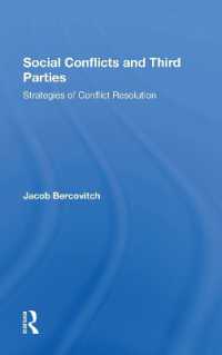 Social Conflicts and Third Parties : Strategies of Conflict Resolution