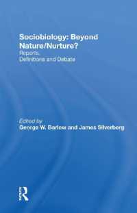 Sociobiology: Beyond Nature/nurture? : Reports, Definitions and Debate
