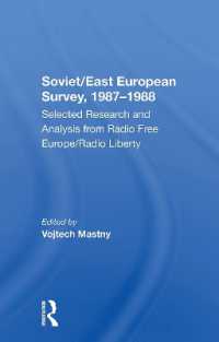 Soviet/East European Survey, 1987-1988 : Selected Research and Analysis from Radio Free Europe/radio Liberty