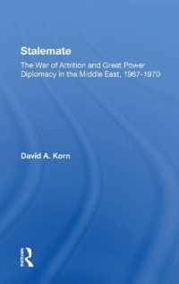 Stalemate : The War of Attrition and Great Power Diplomacy in the Middle East, 1967-1970