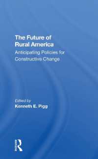 The Future of Rural America : Anticipating Policies for Constructive Change