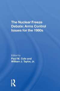 The Nuclear Freeze Debate : Arms Control Issues for the 1980s