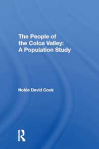 The People of the Colca Valley : A Population Study