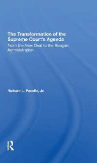 The Transformation of the Supreme Court's Agenda : From the New Deal to the Reagan Administration