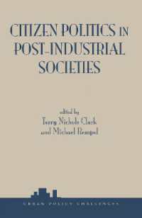 Citizen Politics in Post-industrial Societies