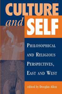 Culture and Self : Philosophical and Religious Perspectives, East and West