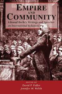 Empire and Community : Edmund Burke's Writings and Speeches on International Relations
