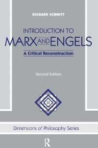 Introduction to Marx and Engels : A Critical Reconstruction （2ND）