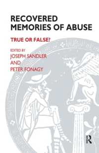 Recovered Memories of Abuse : True or False? (The Psychoanalytic Monograph Series)