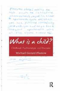 What is a Child? : Childhood, Psychoanalysis, and Discourse