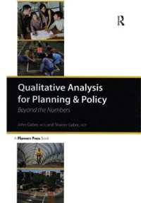 Qualitative Analysis for Planning & Policy : Beyond the Numbers