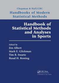 Handbook of Statistical Methods and Analyses in Sports (Chapman & Hall/crc Handbooks of Modern Statistical Methods)