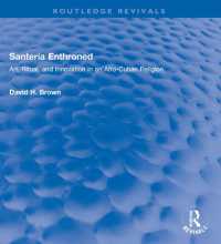 Santería Enthroned : Art, Ritual, and Innovation in an Afro-Cuban Religion (Routledge Revivals)