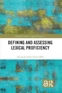 Defining and Assessing Lexical Proficiency (Routledge Studies in Applied Linguistics)
