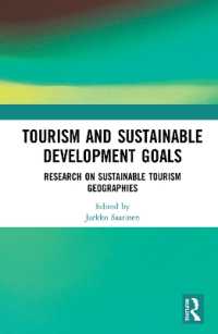 ツーリズムと持続可能な開発目標<br>Tourism and Sustainable Development Goals : Research on Sustainable Tourism Geographies