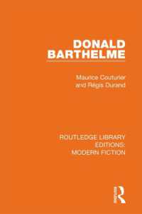 Donald Barthelme (Routledge Library Editions: Modern Fiction)