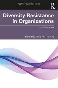 組織における多様性への抵抗（第２版）<br>Diversity Resistance in Organizations (Applied Psychology Series) （2ND）
