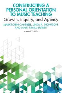 Constructing a Personal Orientation to Music Teaching : Growth, Inquiry, and Agency （2ND）
