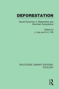 Deforestation : Social Dynamics in Watersheds and Mountain Ecosystems (Routledge Library Editions: Ecology)