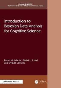 Introduction to Bayesian Data Analysis for Cognitive Science (Chapman & Hall/crc Statistics in the Social and Behavioral Sciences)