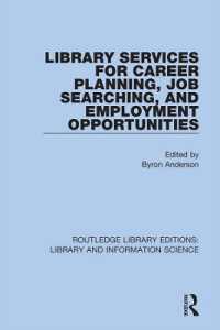 Library Services for Career Planning, Job Searching, and Employment Opportunities (Routledge Library Editions: Library and Information Science)