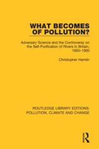 What Becomes of Pollution? : Adversary Science and the Controversy on the Self-Purification of Rivers in Britain, 1850-1900 (Routledge Library Editions: Pollution, Climate and Change)