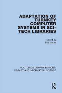 Adaptation of Turnkey Computer Systems in Sci-Tech Libraries (Routledge Library Editions: Library and Information Science)
