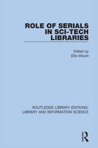 Role of Serials in Sci-Tech Libraries (Routledge Library Editions: Library and Information Science)
