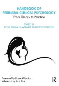 周産期臨床心理学ハンドブック<br>Handbook of Perinatal Clinical Psychology : From Theory to Practice