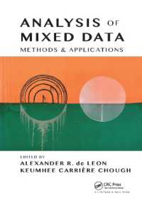 Analysis of Mixed Data : Methods & Applications